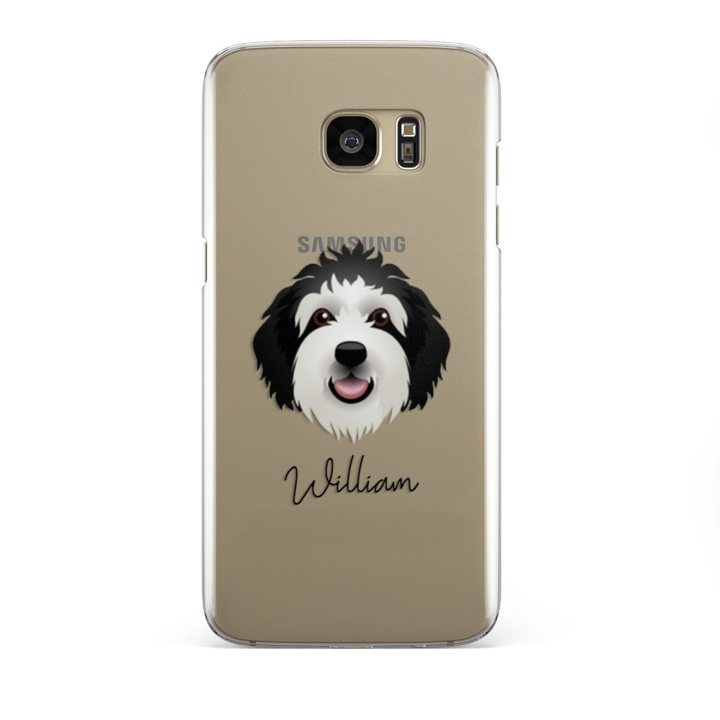 Sheepadoodle Personalised Samsung Galaxy S7 Edge Case