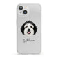 Sheepadoodle Personalised iPhone 13 Clear Bumper Case