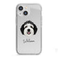 Sheepadoodle Personalised iPhone 13 Mini TPU Impact Case with White Edges