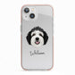 Sheepadoodle Personalised iPhone 13 TPU Impact Case with Pink Edges