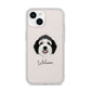 Sheepadoodle Personalised iPhone 14 Clear Tough Case Starlight
