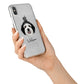 Sheepadoodle Personalised iPhone X Bumper Case on Silver iPhone Alternative Image 2