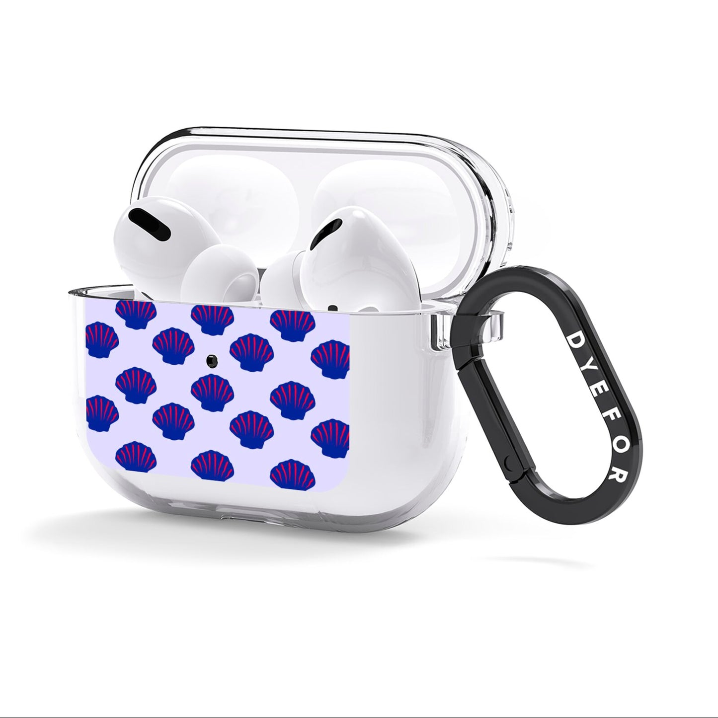 Shell Pattern AirPods Clear Case 3rd Gen Side Image