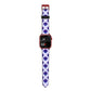 Shell Pattern Apple Watch Strap Size 38mm with Red Hardware