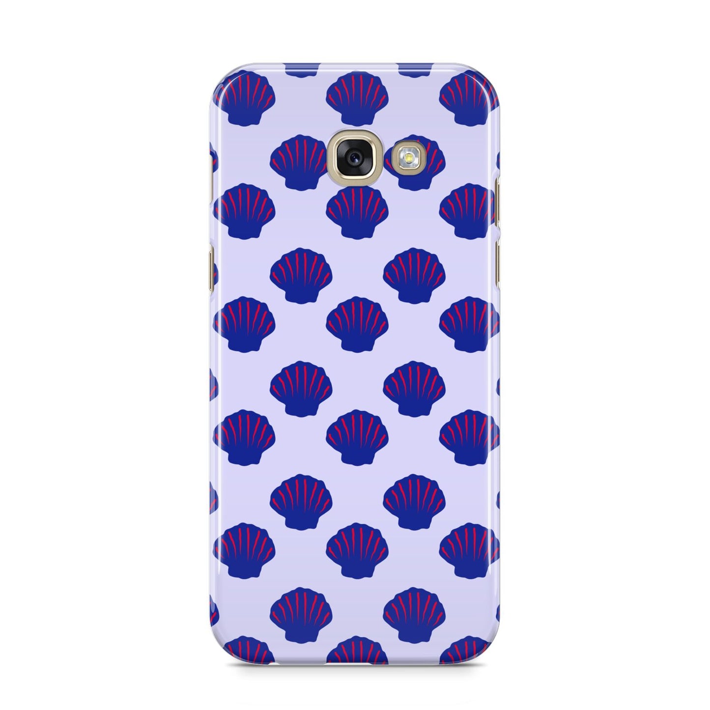 Shell Pattern Samsung Galaxy A5 2017 Case on gold phone