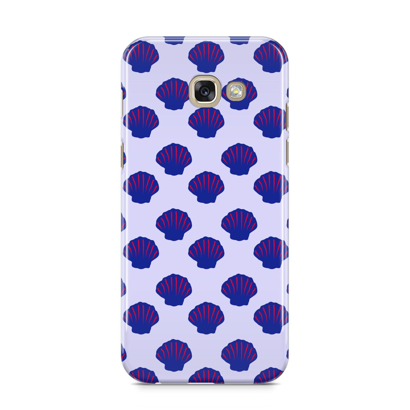 Shell Pattern Samsung Galaxy A5 2017 Case on gold phone