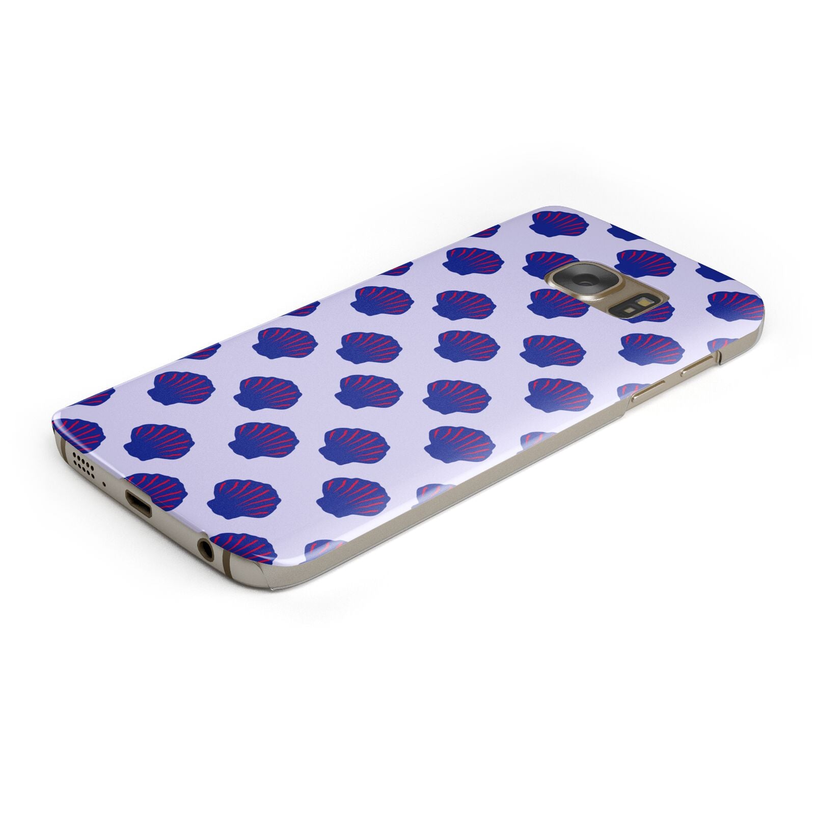 Shell Pattern Samsung Galaxy Case Bottom Cutout