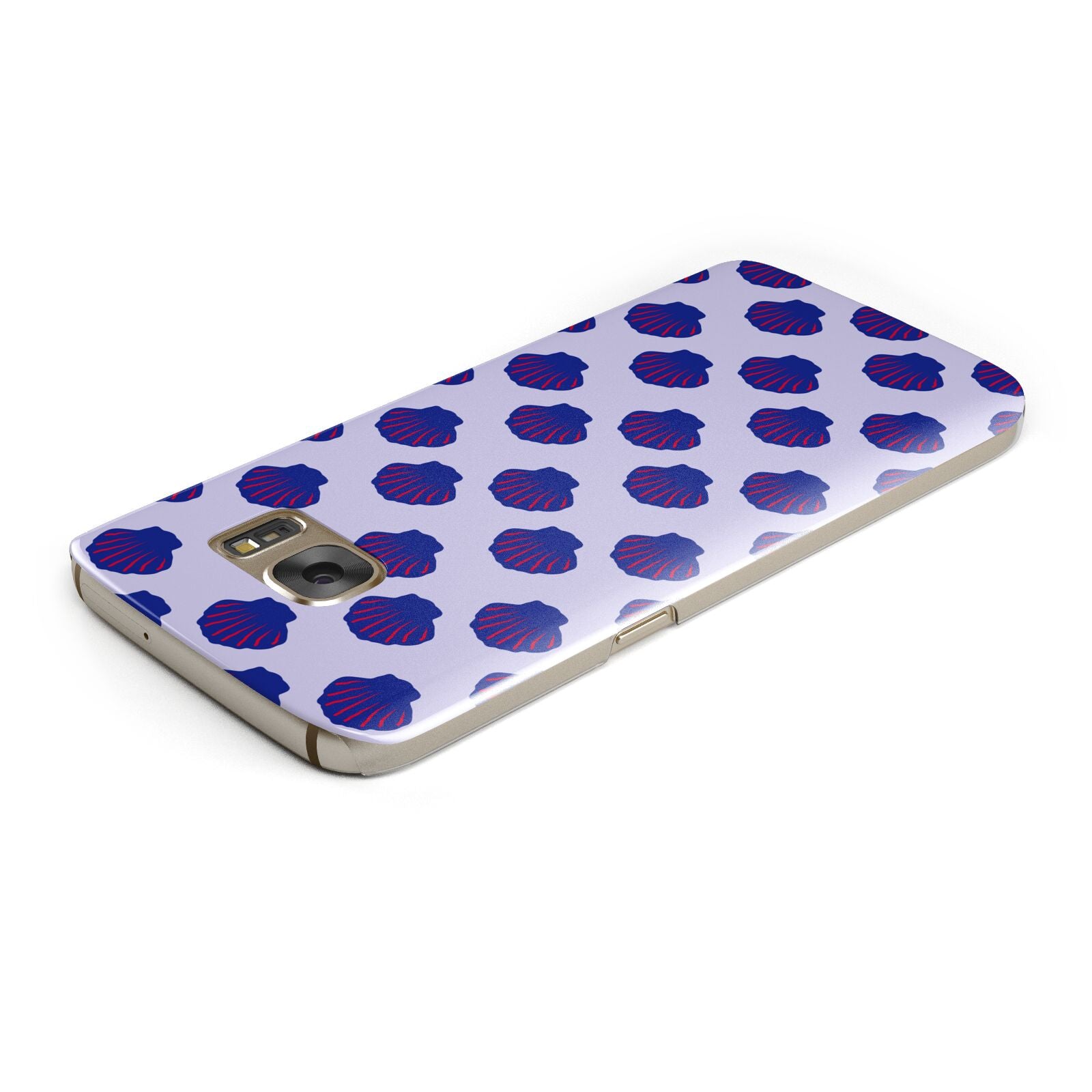 Shell Pattern Samsung Galaxy Case Top Cutout