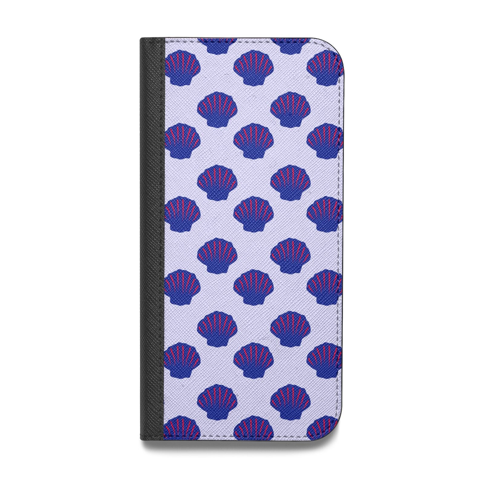 Shell Pattern Vegan Leather Flip Samsung Case