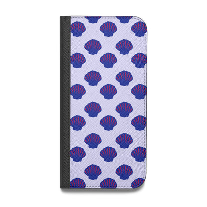 Shell Pattern Vegan Leather Flip Samsung Case