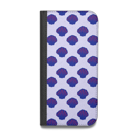 Shell Pattern Vegan Leather Flip Samsung Case