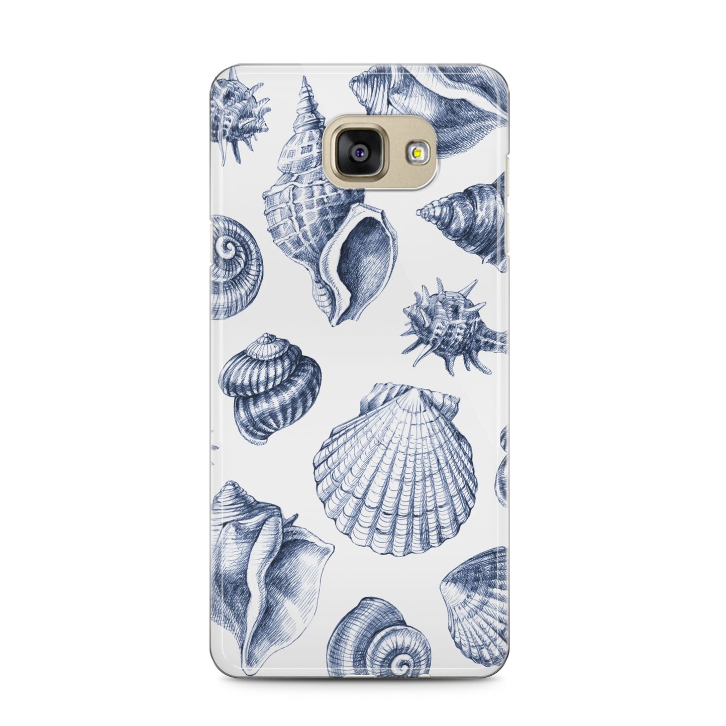 Shell Samsung Galaxy A5 2016 Case on gold phone