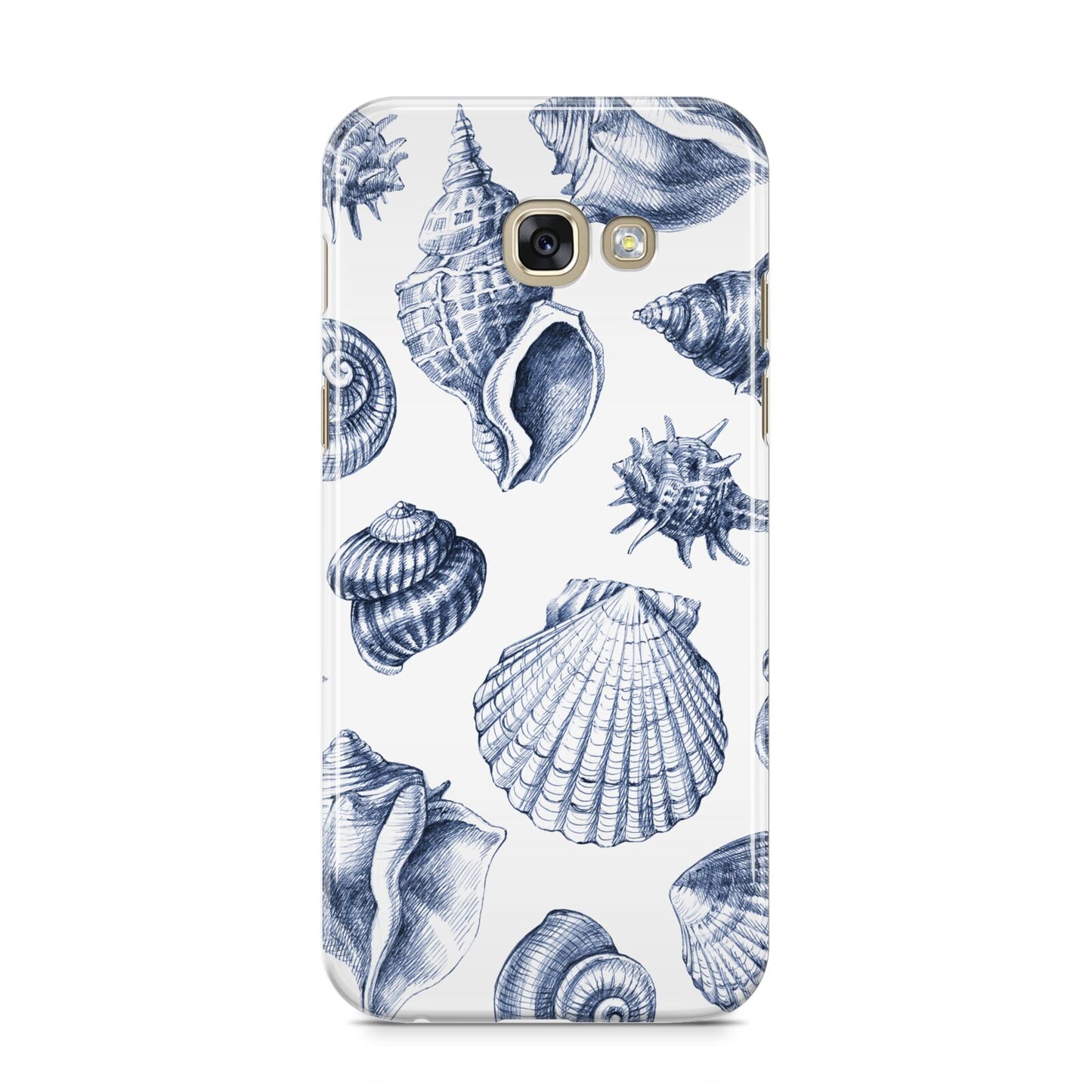 Shell Samsung Galaxy A5 2017 Case on gold phone