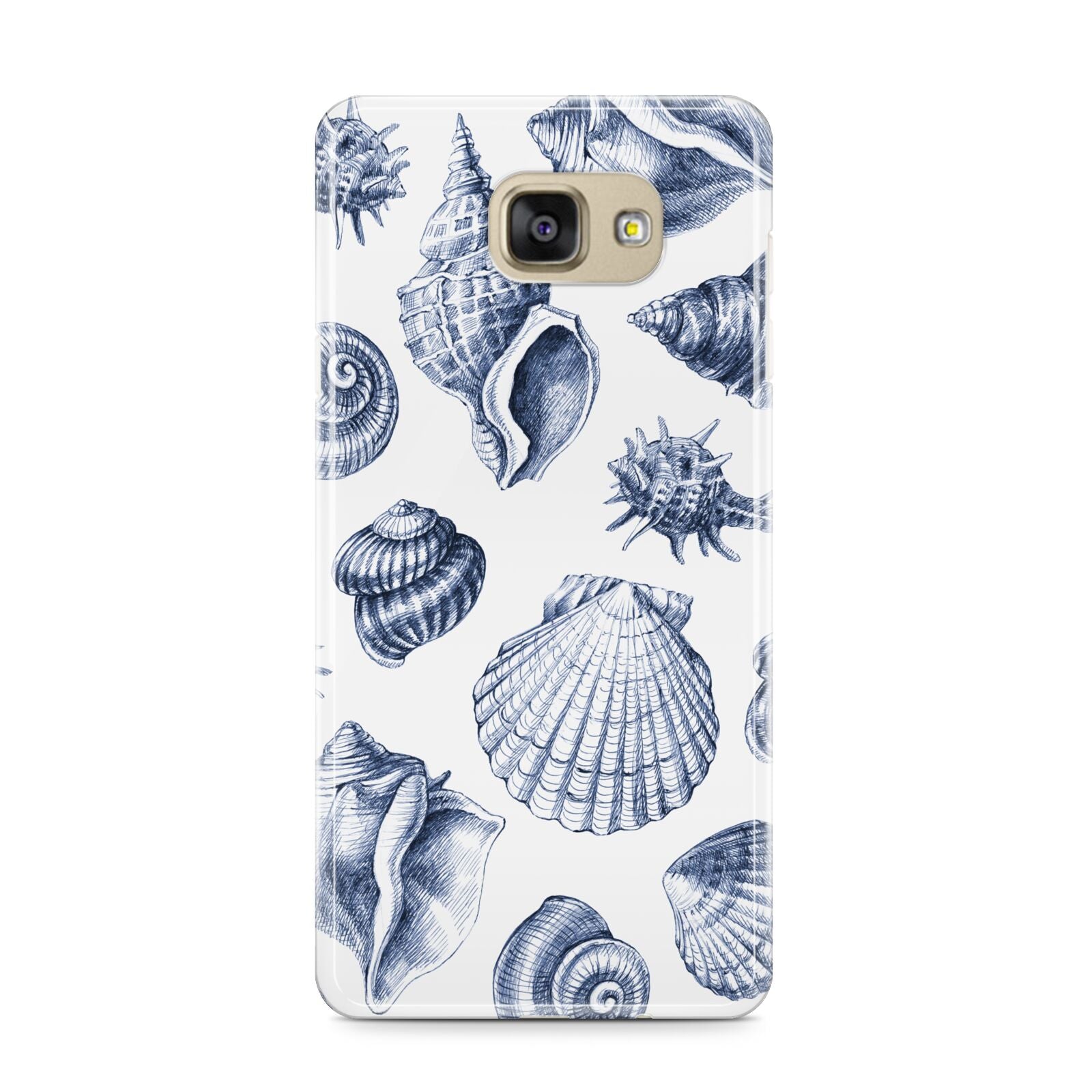 Shell Samsung Galaxy A9 2016 Case on gold phone