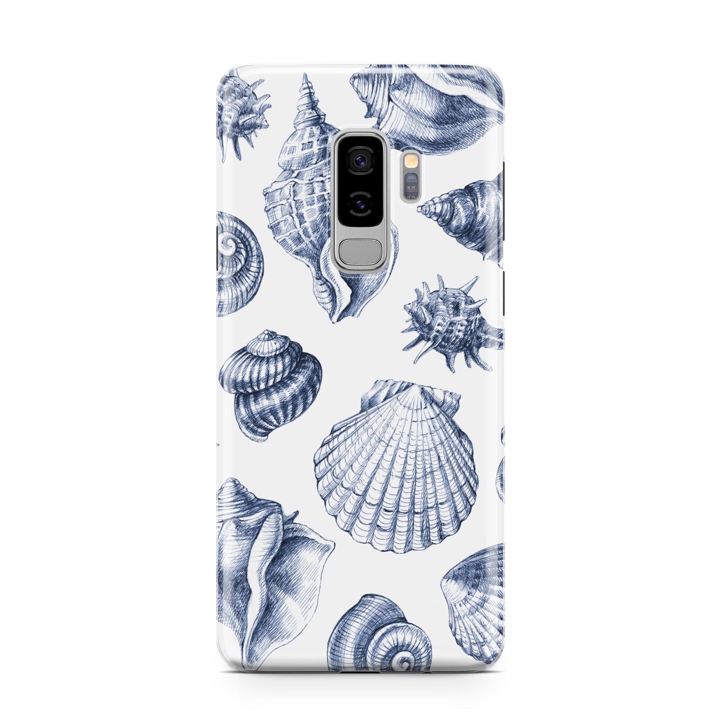 Shell Samsung Galaxy S9 Plus Case on Silver phone