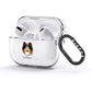 Shetland Sheepdog Personalised AirPods Glitter Case 3rd Gen Side Image