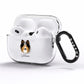 Shetland Sheepdog Personalised AirPods Pro Clear Case Side Image