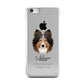 Shetland Sheepdog Personalised Apple iPhone 5c Case
