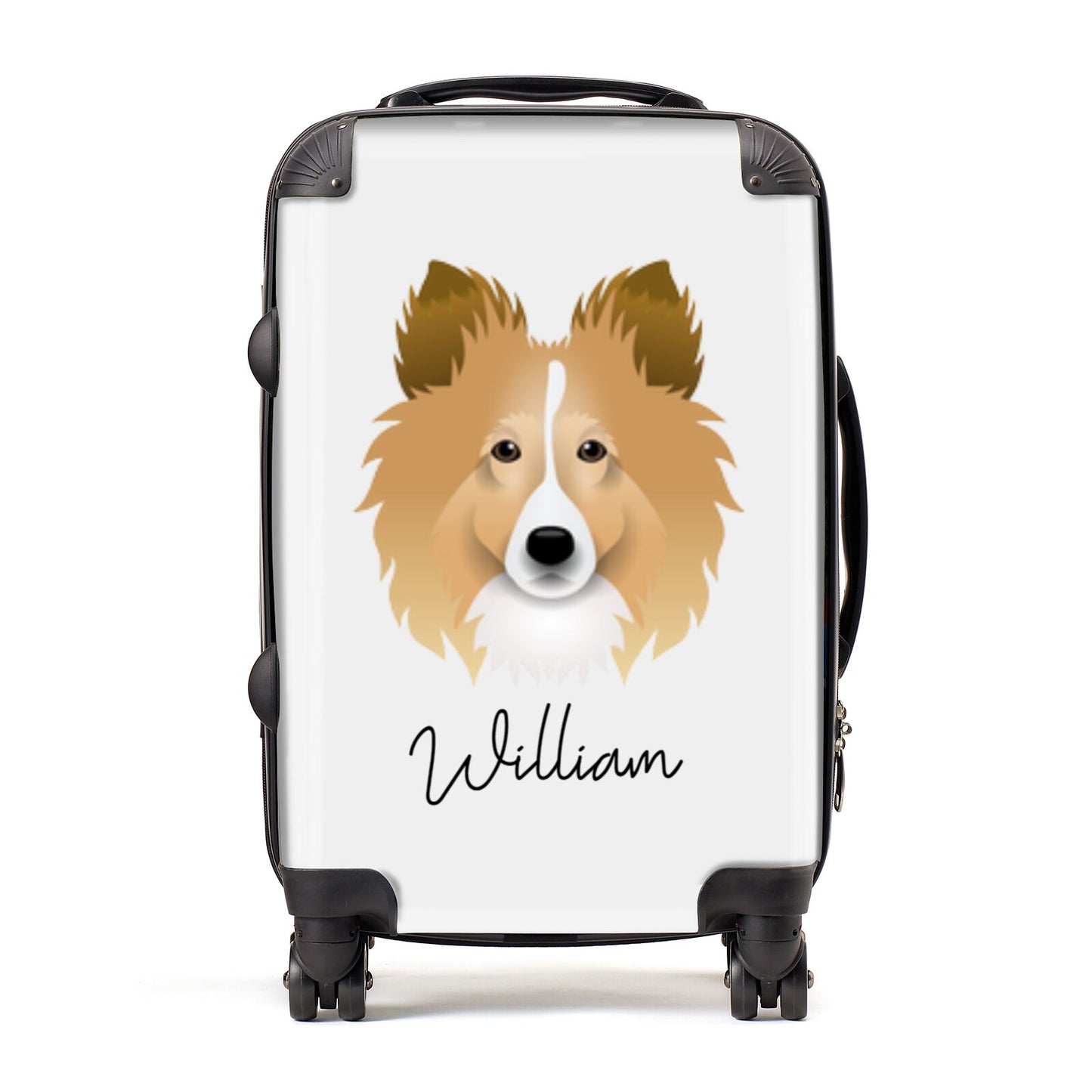 Shetland Sheepdog Personalised Suitcase