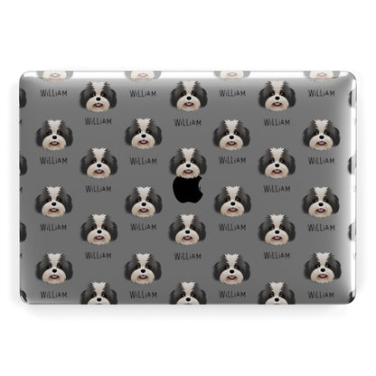 Shih Poo Icon with Name Apple MacBook Case