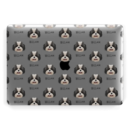 Shih Poo Icon with Name Apple MacBook Case