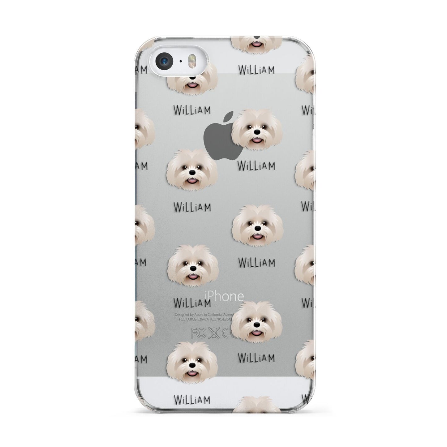 Shih Poo Icon with Name Apple iPhone 5 Case