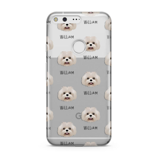 Shih Poo Icon with Name Google Pixel Case