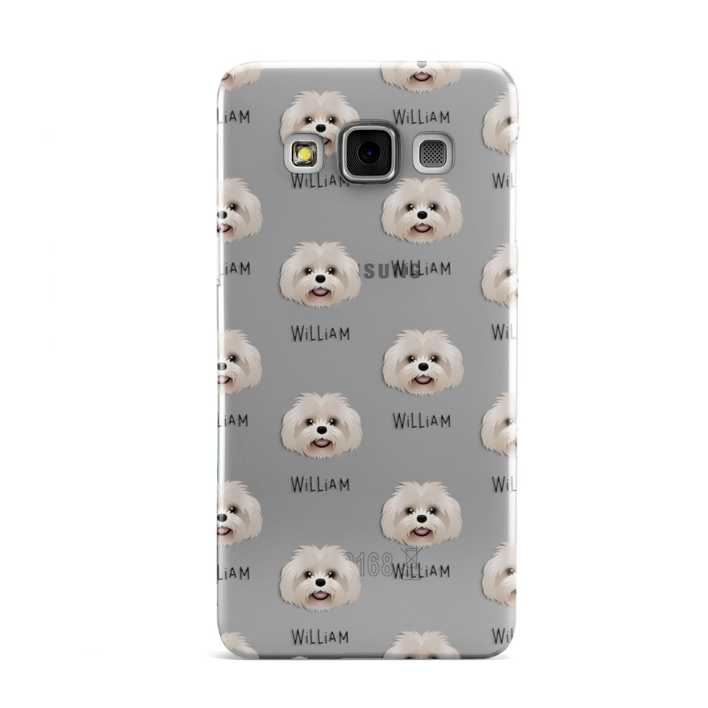 Shih Poo Icon with Name Samsung Galaxy A3 Case