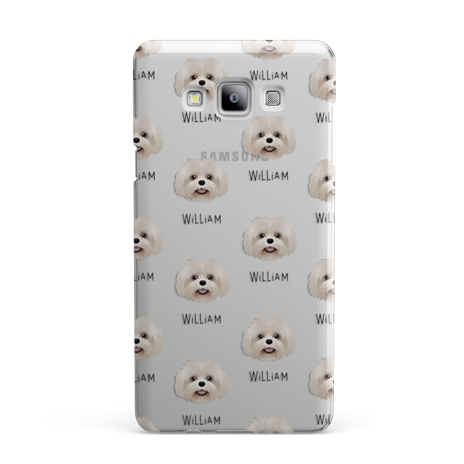 Shih Poo Icon with Name Samsung Galaxy A7 2015 Case
