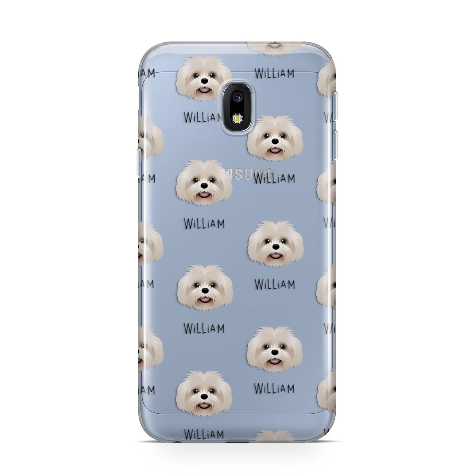 Shih Poo Icon with Name Samsung Galaxy J3 2017 Case