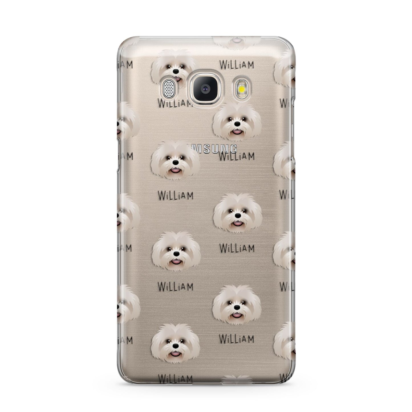 Shih Poo Icon with Name Samsung Galaxy J5 2016 Case