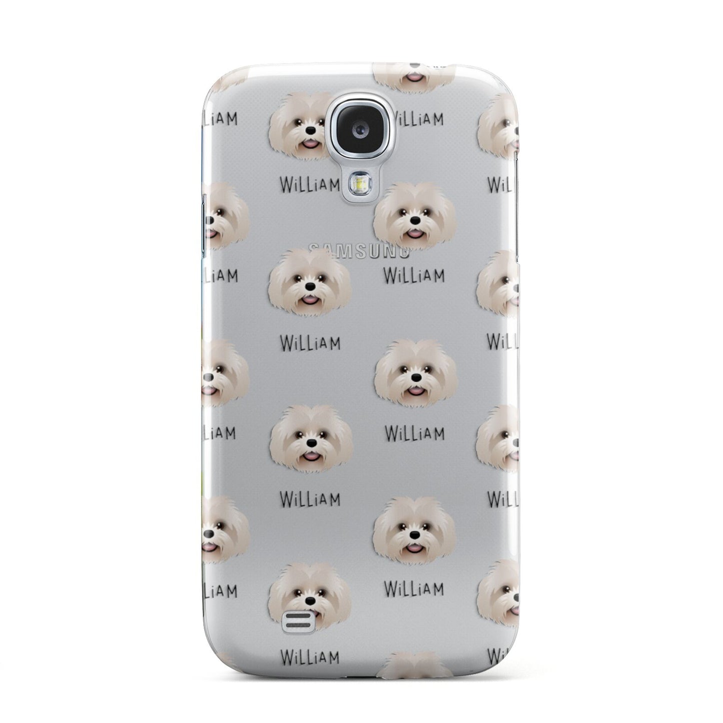 Shih Poo Icon with Name Samsung Galaxy S4 Case