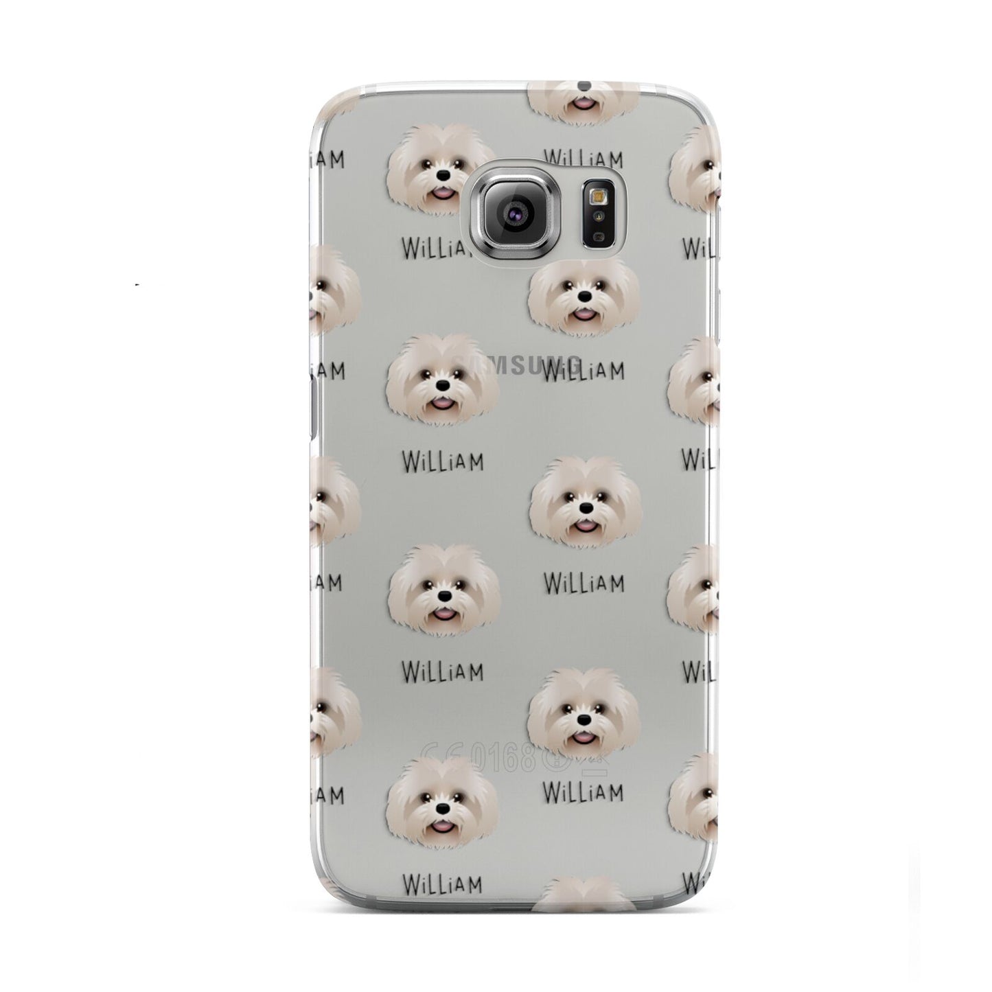 Shih Poo Icon with Name Samsung Galaxy S6 Case