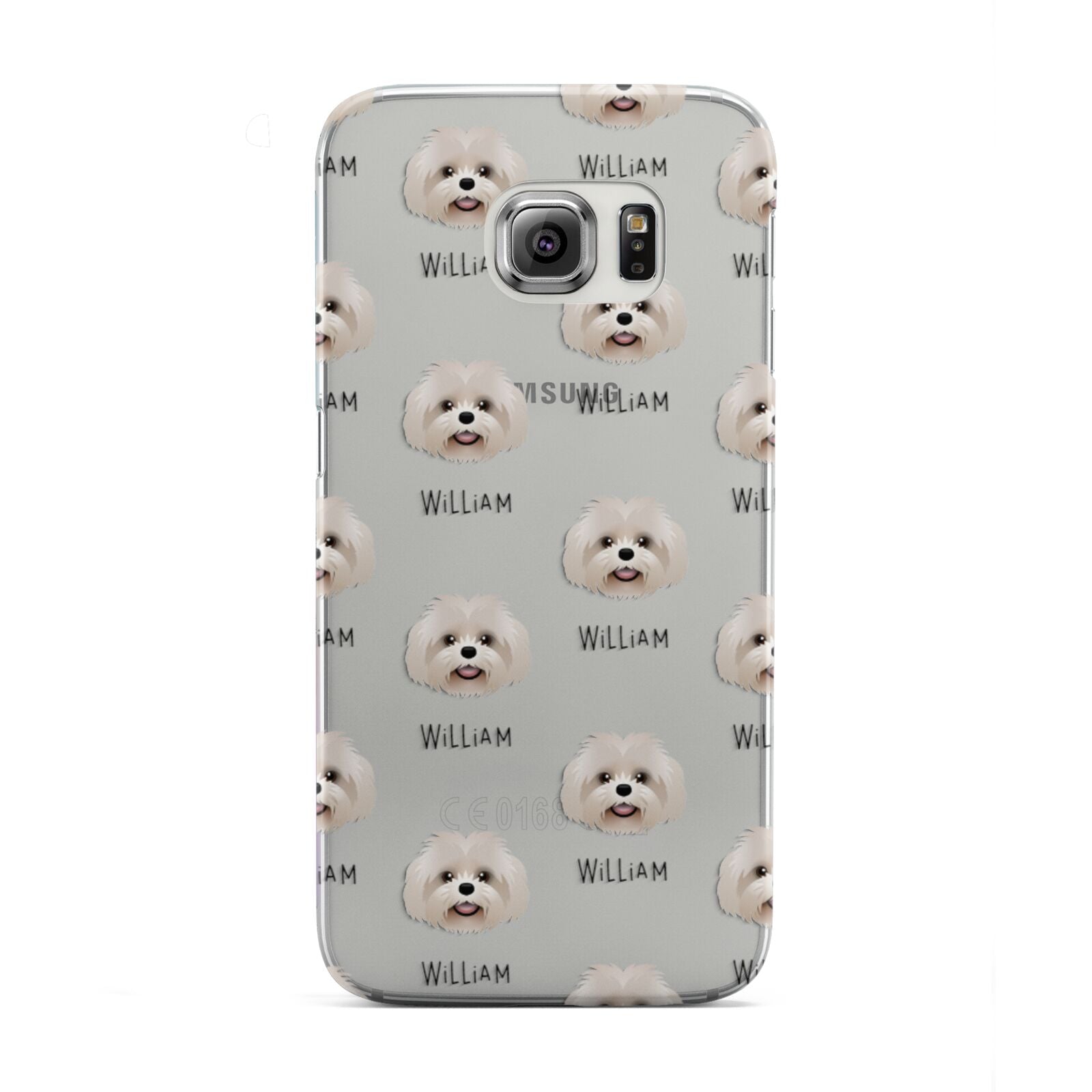 Shih Poo Icon with Name Samsung Galaxy S6 Edge Case