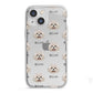 Shih Poo Icon with Name iPhone 13 Mini TPU Impact Case with White Edges