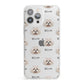 Shih Poo Icon with Name iPhone 13 Pro Max Clear Bumper Case
