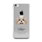 Shih Poo Personalised Apple iPhone 5c Case