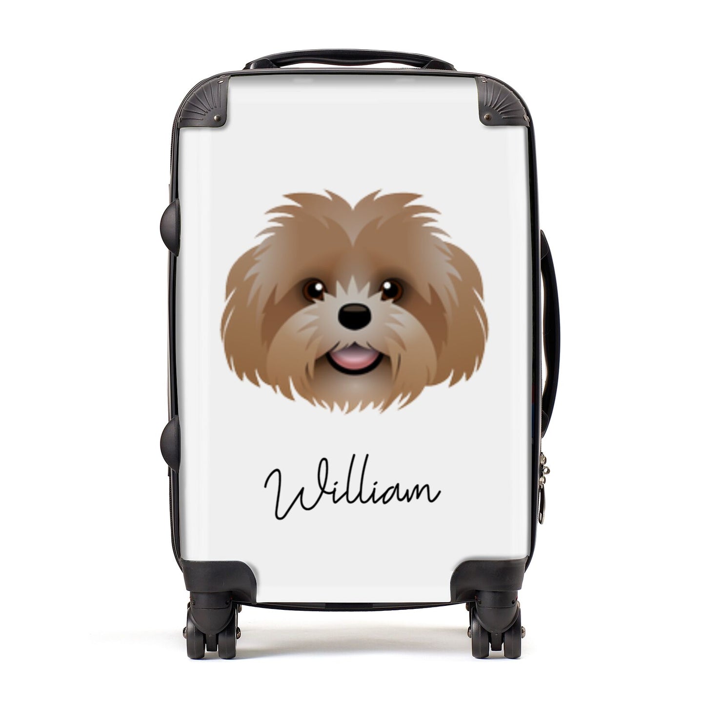 Shih Poo Personalised Suitcase
