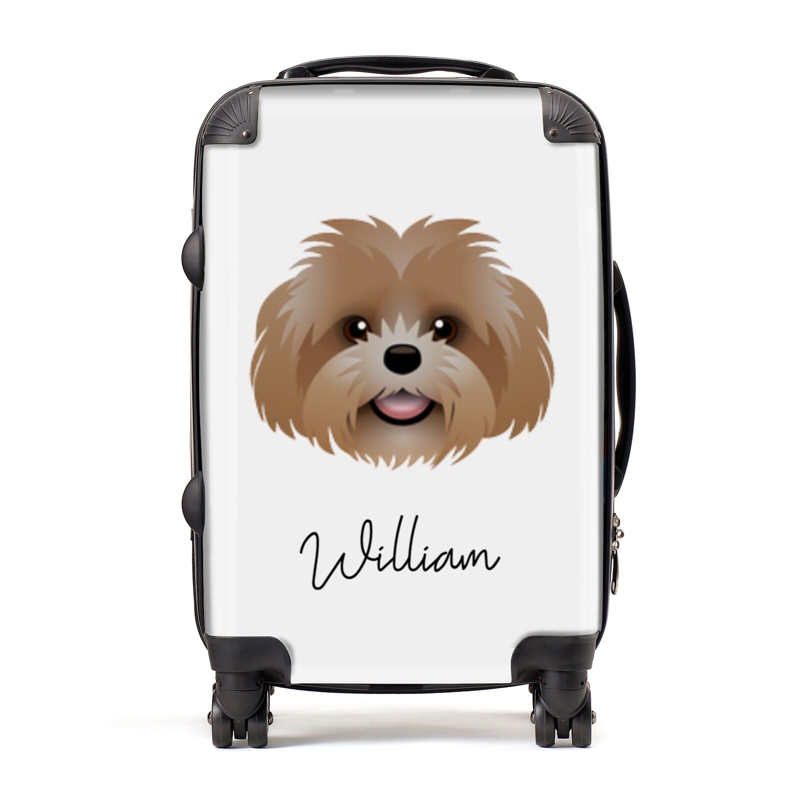 Shih Poo Personalised Suitcase