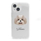 Shih Poo Personalised iPhone 13 Mini Clear Bumper Case
