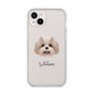 Shih Poo Personalised iPhone 14 Plus Clear Tough Case Starlight