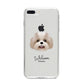 Shih Poo Personalised iPhone 8 Plus Bumper Case on Silver iPhone