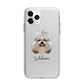 Shih Tzu Personalised Apple iPhone 11 Pro Max in Silver with Bumper Case