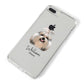 Shih Tzu Personalised iPhone 8 Plus Bumper Case on Silver iPhone Alternative Image