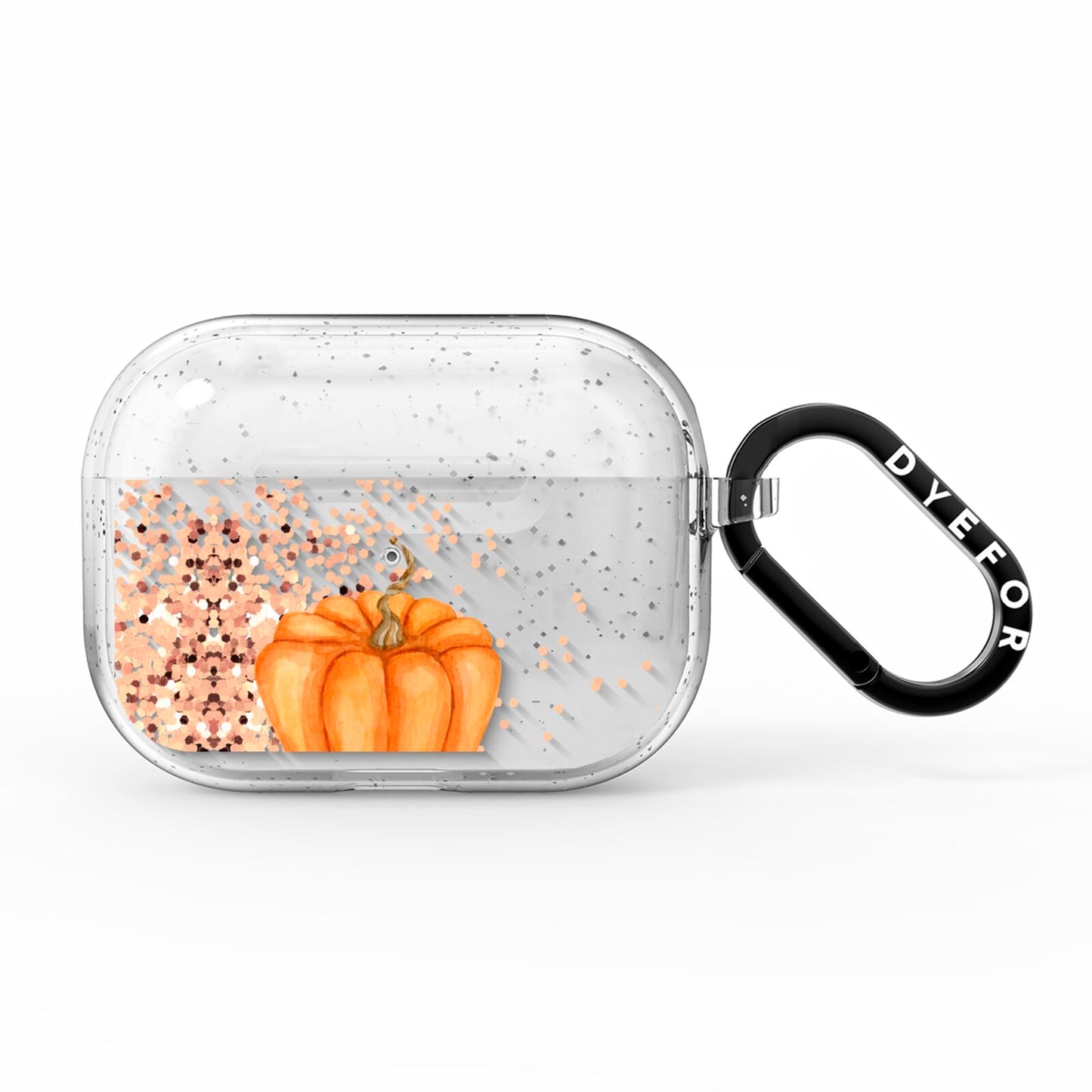 Shimmery Pumpkins AirPods Pro Glitter Case