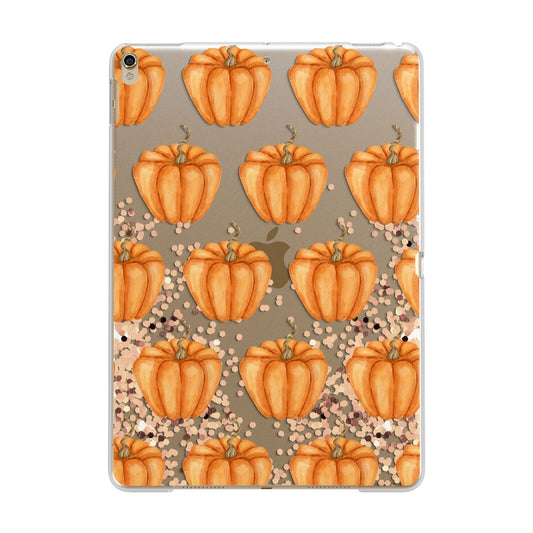 Shimmery Pumpkins Apple iPad Gold Case