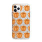 Shimmery Pumpkins Apple iPhone 11 Pro Max in Silver with Bumper Case