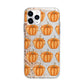 Shimmery Pumpkins Apple iPhone 11 Pro Max in Silver with Bumper Case