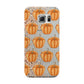 Shimmery Pumpkins Samsung Galaxy S6 Edge Case