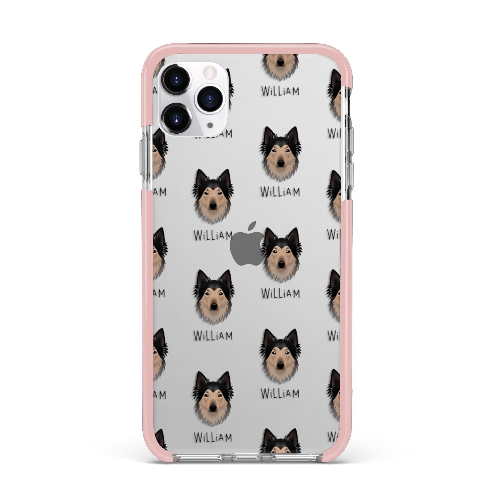 Shollie Icon with Name iPhone 11 Pro Max Impact Pink Edge Case
